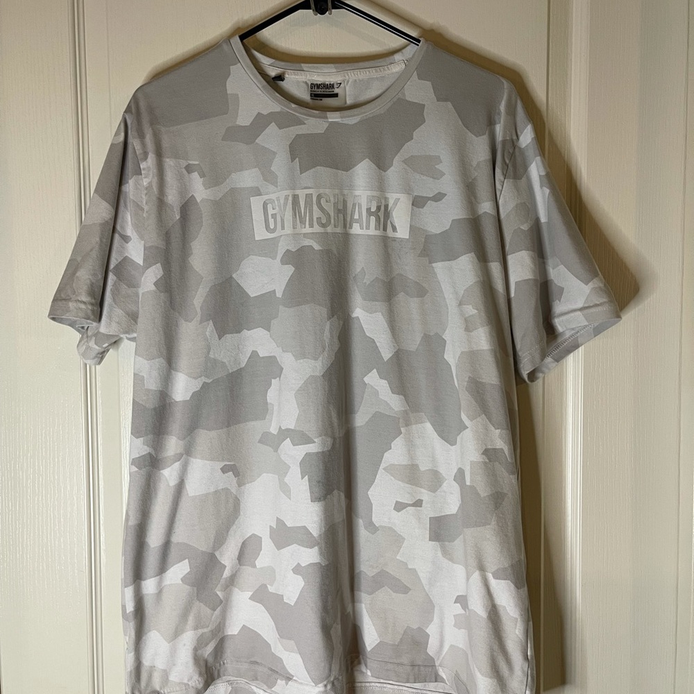 Gymshark White Camo T-shirt